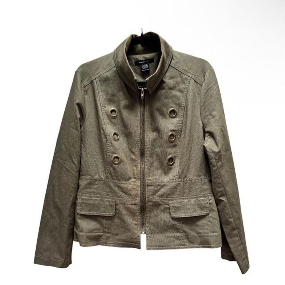 Robert Louis Olive Green Utility Lightweight Jacket
